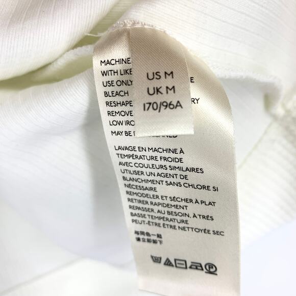 Anthropologie Maeve Sawyer Balloon Sleeved Top Womens Size Medium Cream NEW - Picture 8 of 9